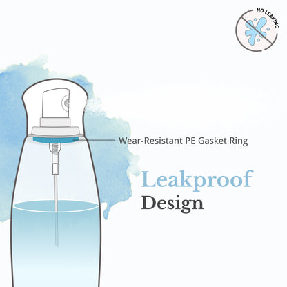 Leak proof design with wear resistant PE gasket ring
