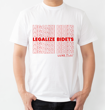 LUXE Bidet "LEGALIZE BIDETS" T-Shirt