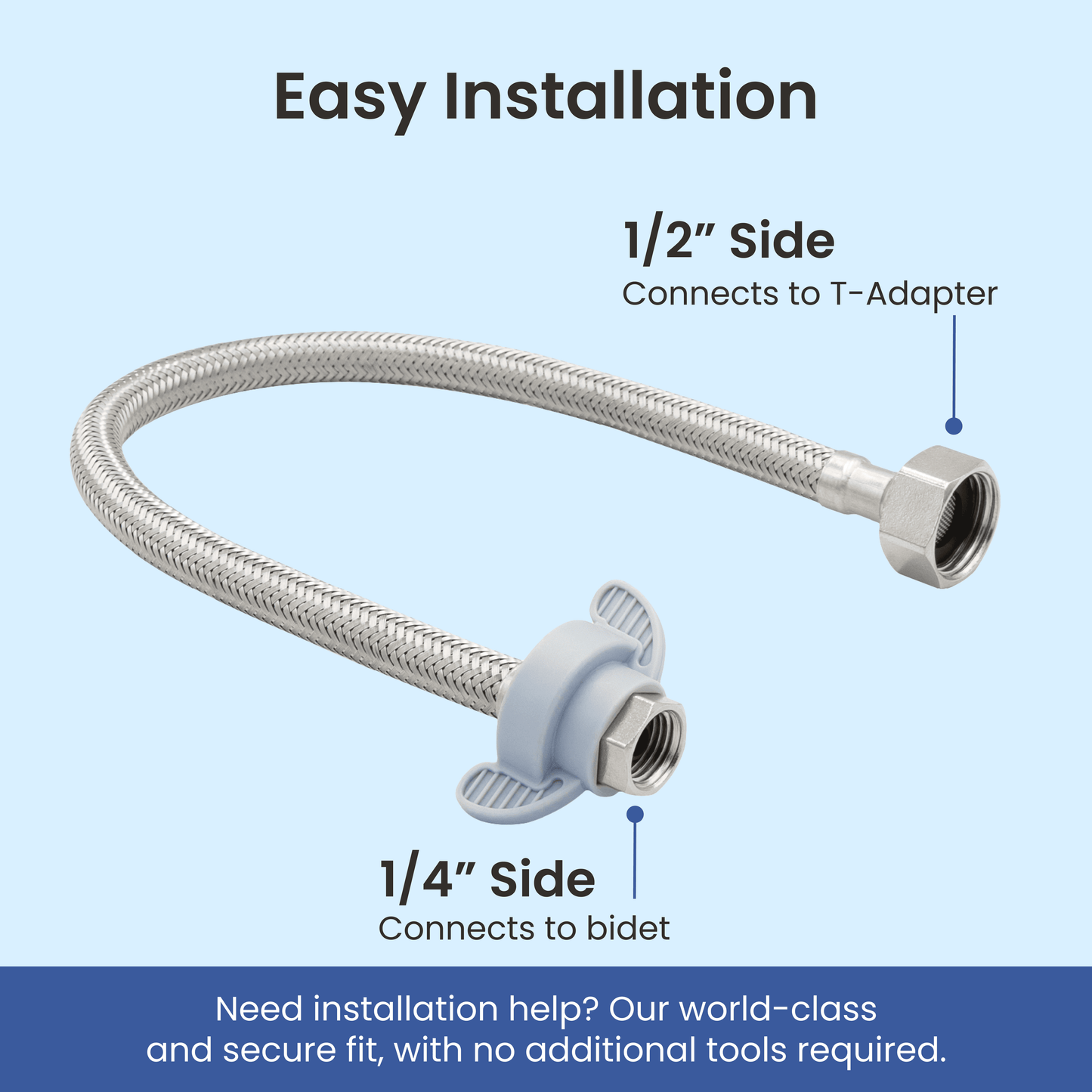 Metal Cold Water Bidet Hoses