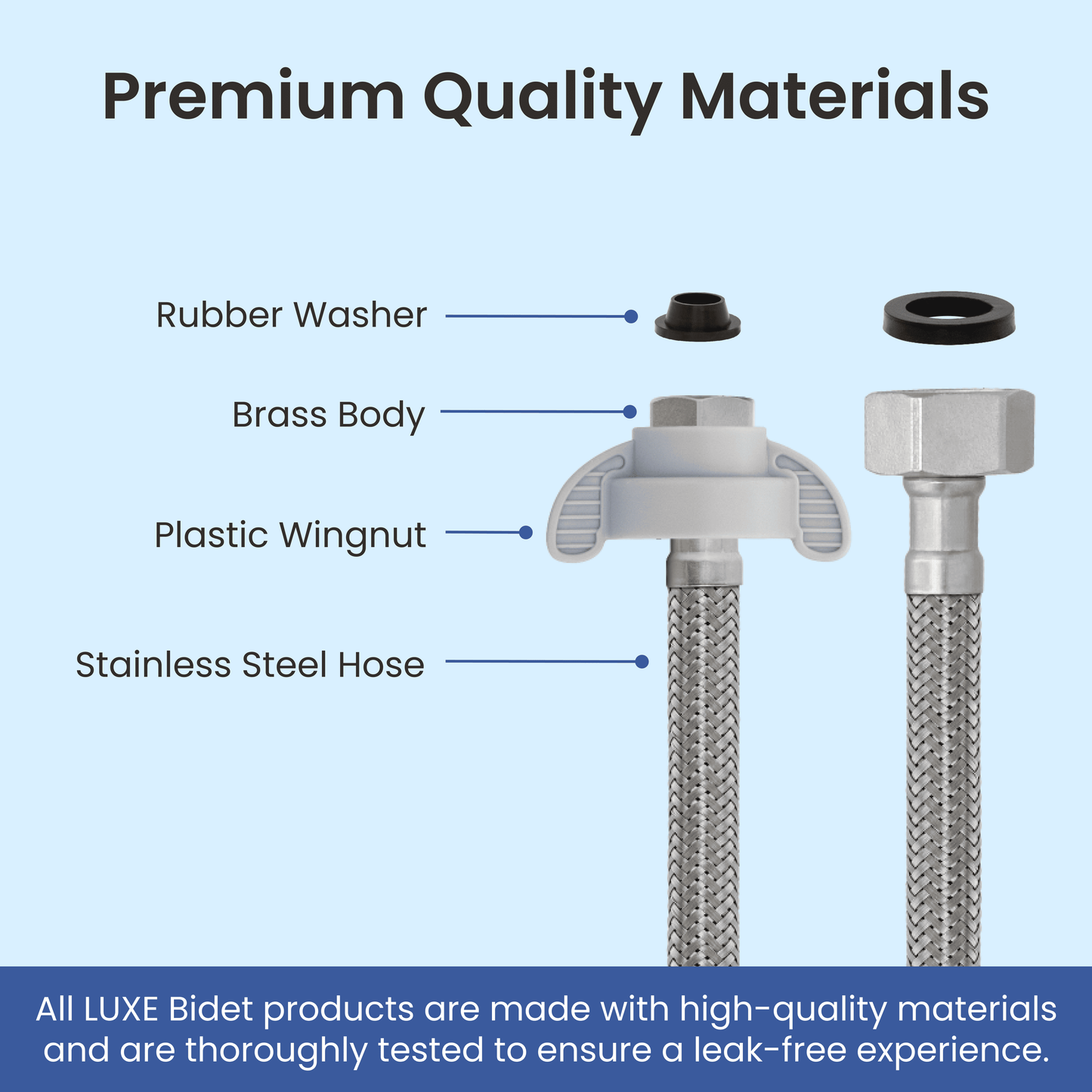 Metal Cold Water Bidet Hoses