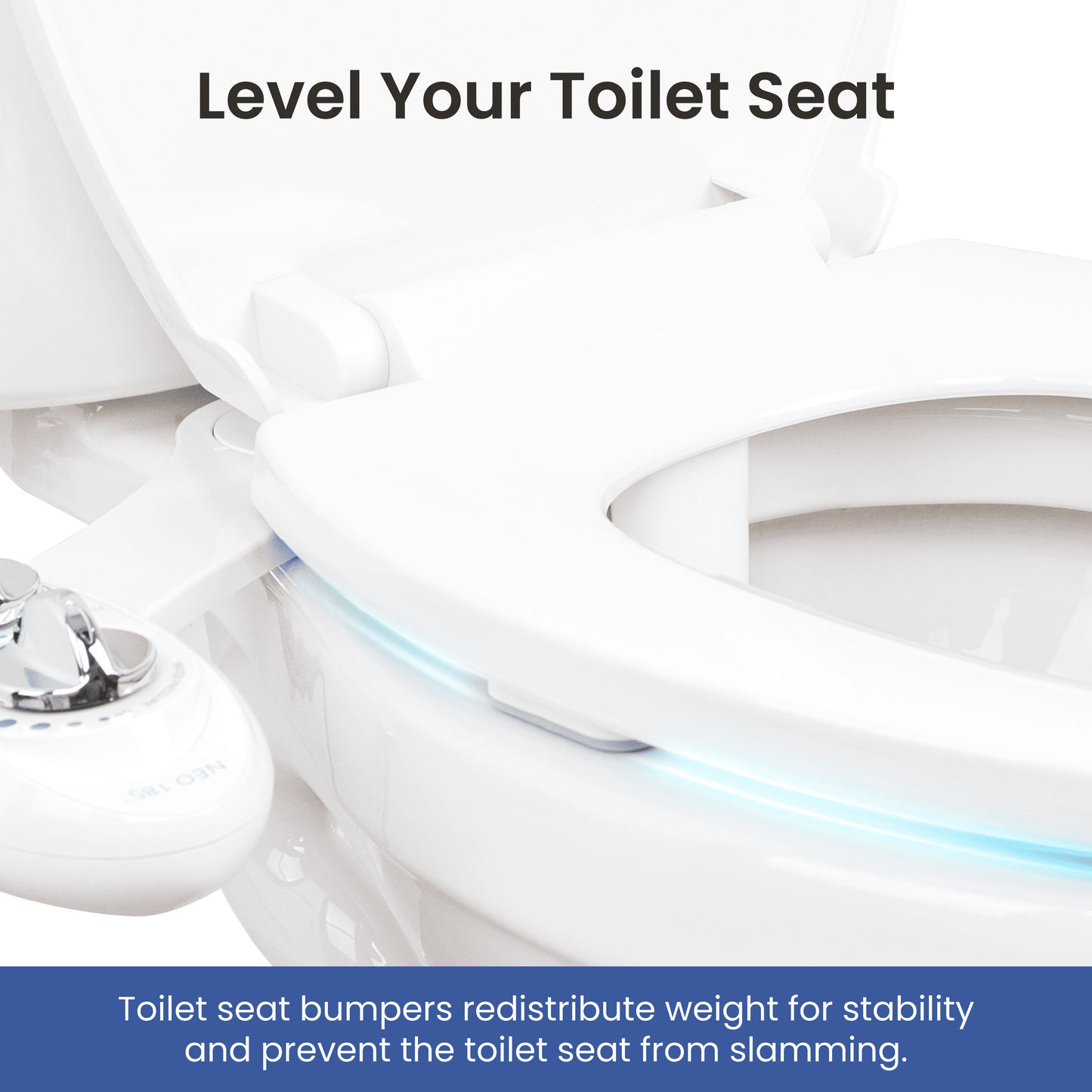 LUXE Toilet Seat Bumpers