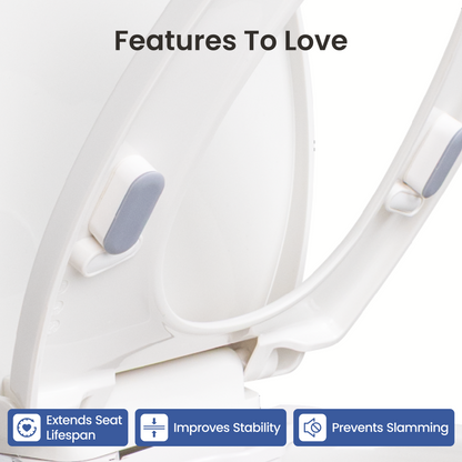 LUXE Toilet Seat Bumpers