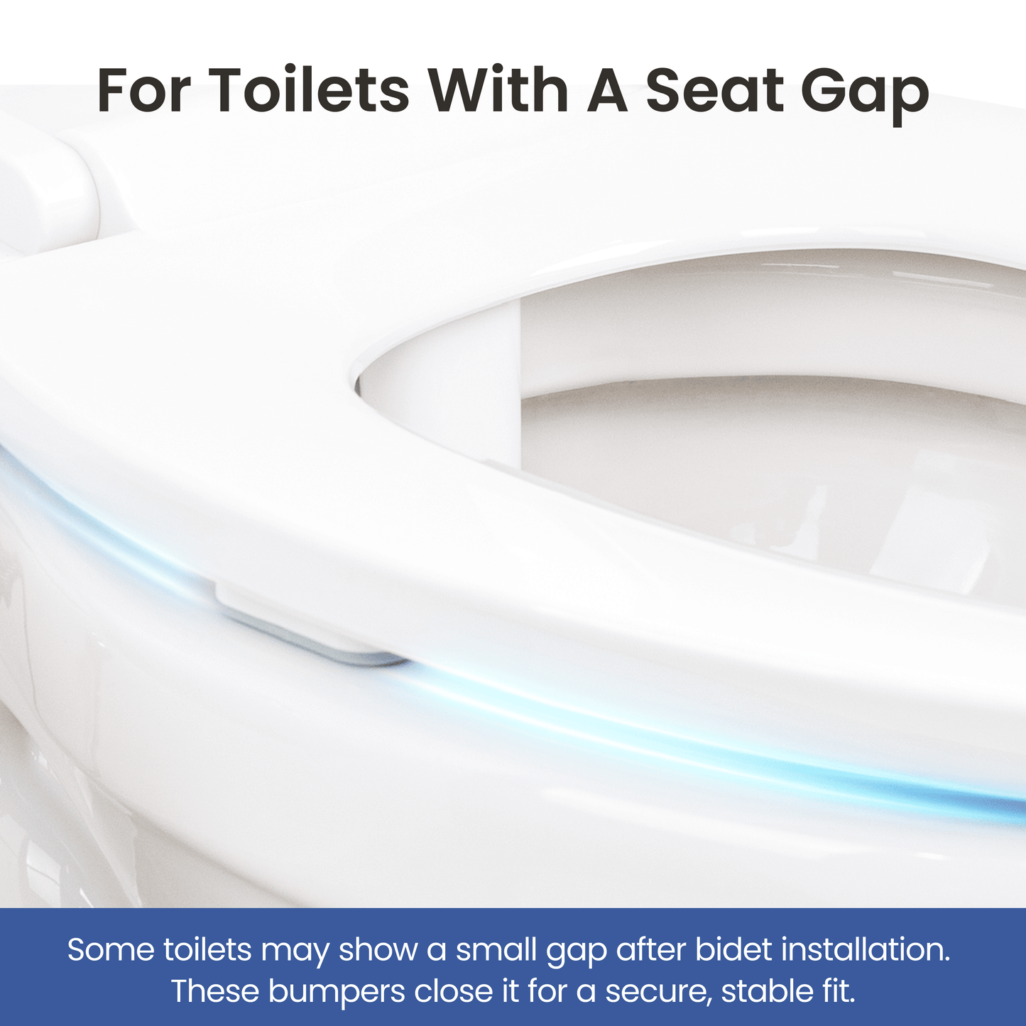 LUXE Toilet Seat Bumpers