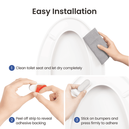 LUXE Toilet Seat Bumpers