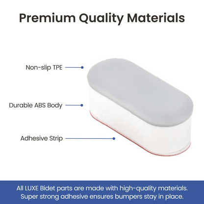 LUXE Toilet Seat Bumpers