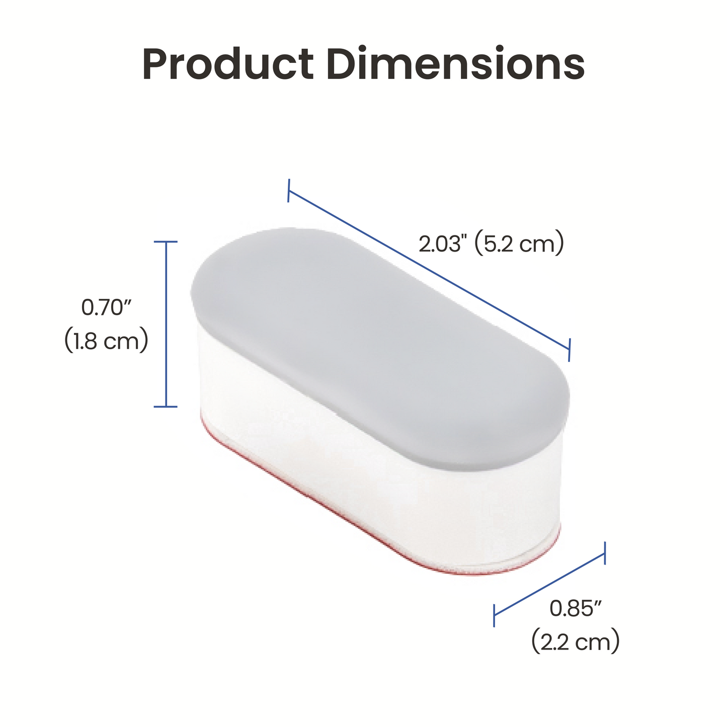 LUXE Toilet Seat Bumpers