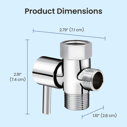 NEO Bidet: Shut-off T-Adapters