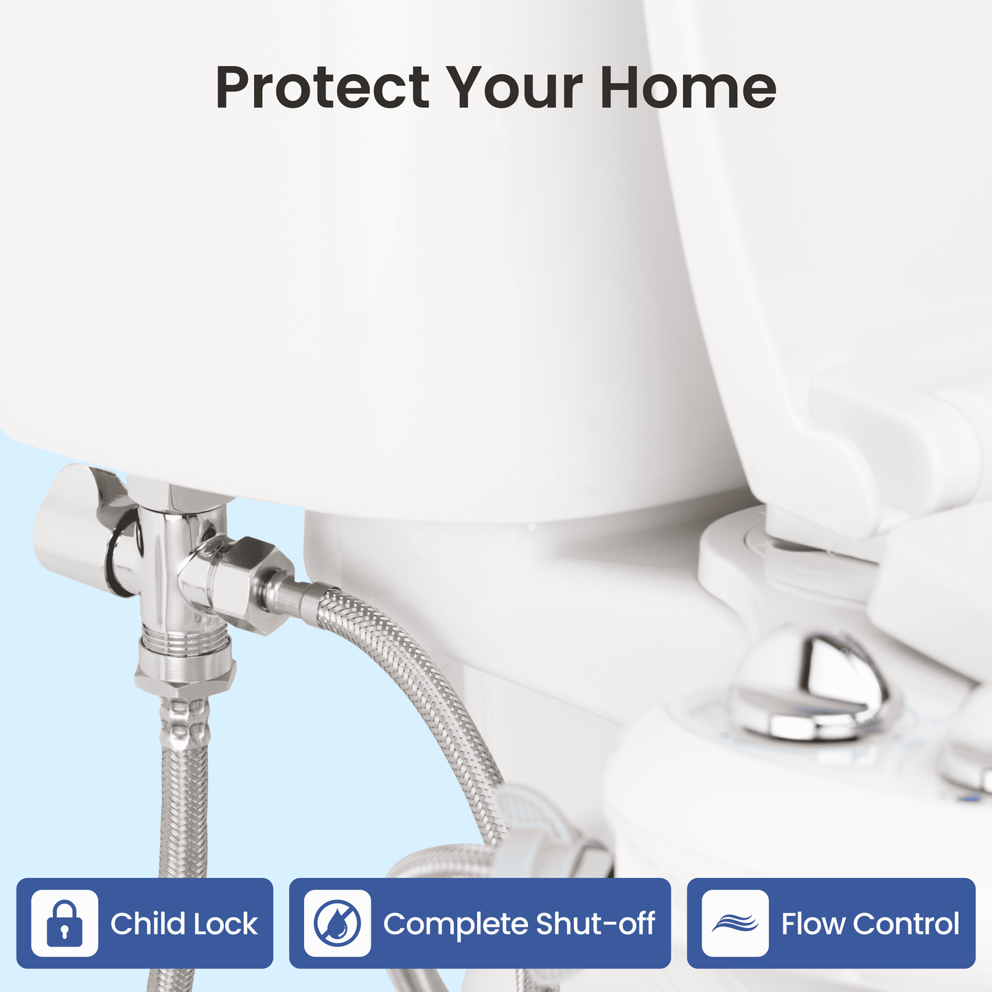 NEO Bidet: Shut-off T-Adapters