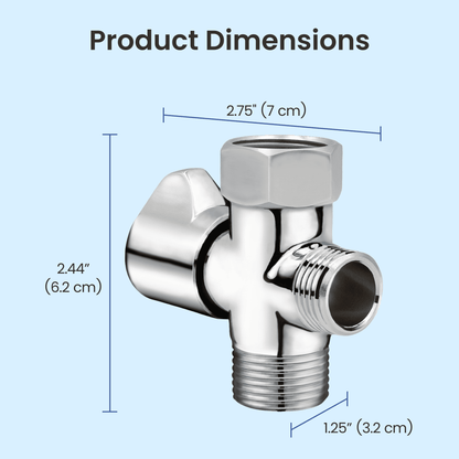 NEO Bidet: Shut-off T-Adapters