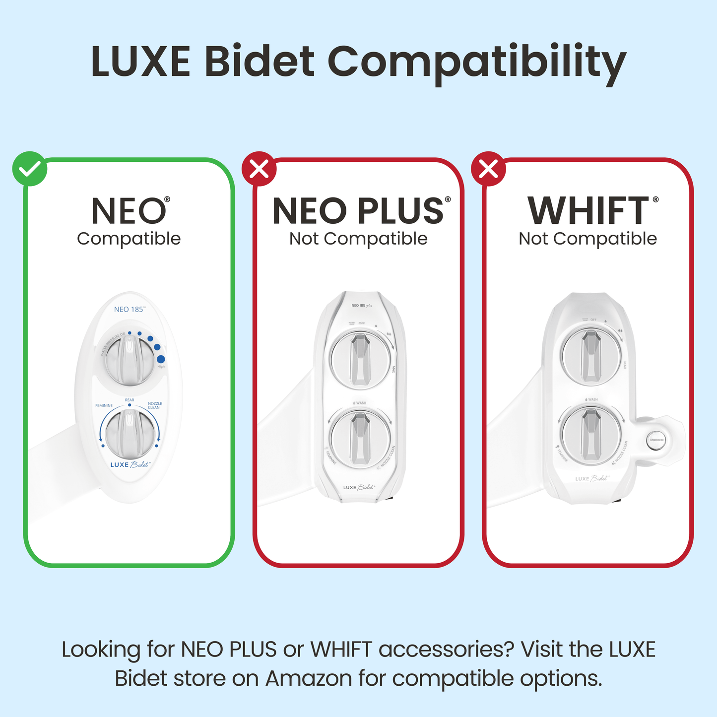 NEO Bidet: Shut-off T-Adapters