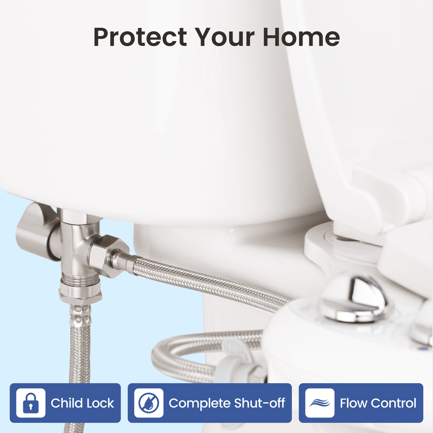 NEO Bidet: Shut-off T-Adapters