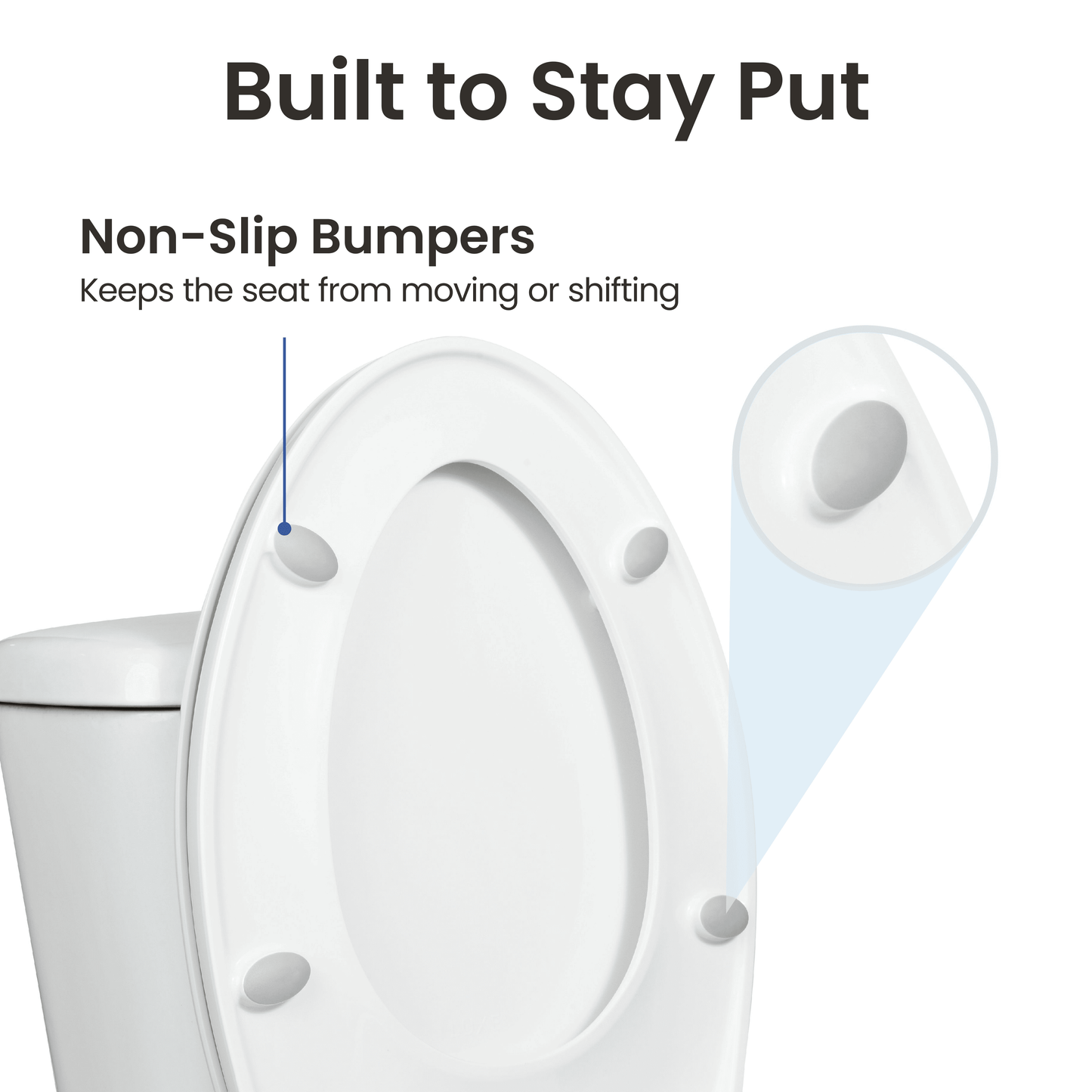 LUXE Comfort Fit Toilet Seat