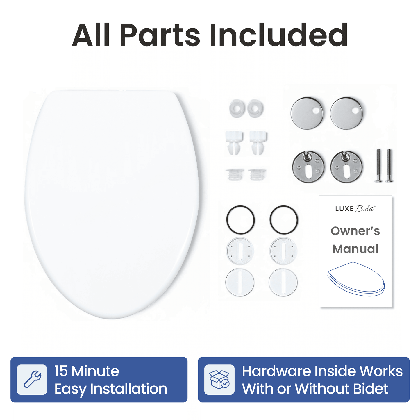 LUXE Comfort Fit Toilet Seat