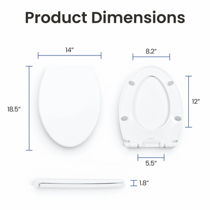 LUXE Comfort Fit Toilet Seat