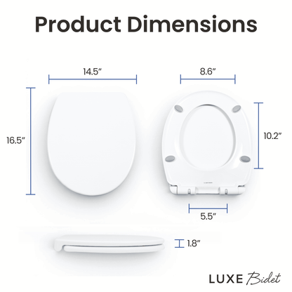 LUXE Comfort Fit Toilet Seat
