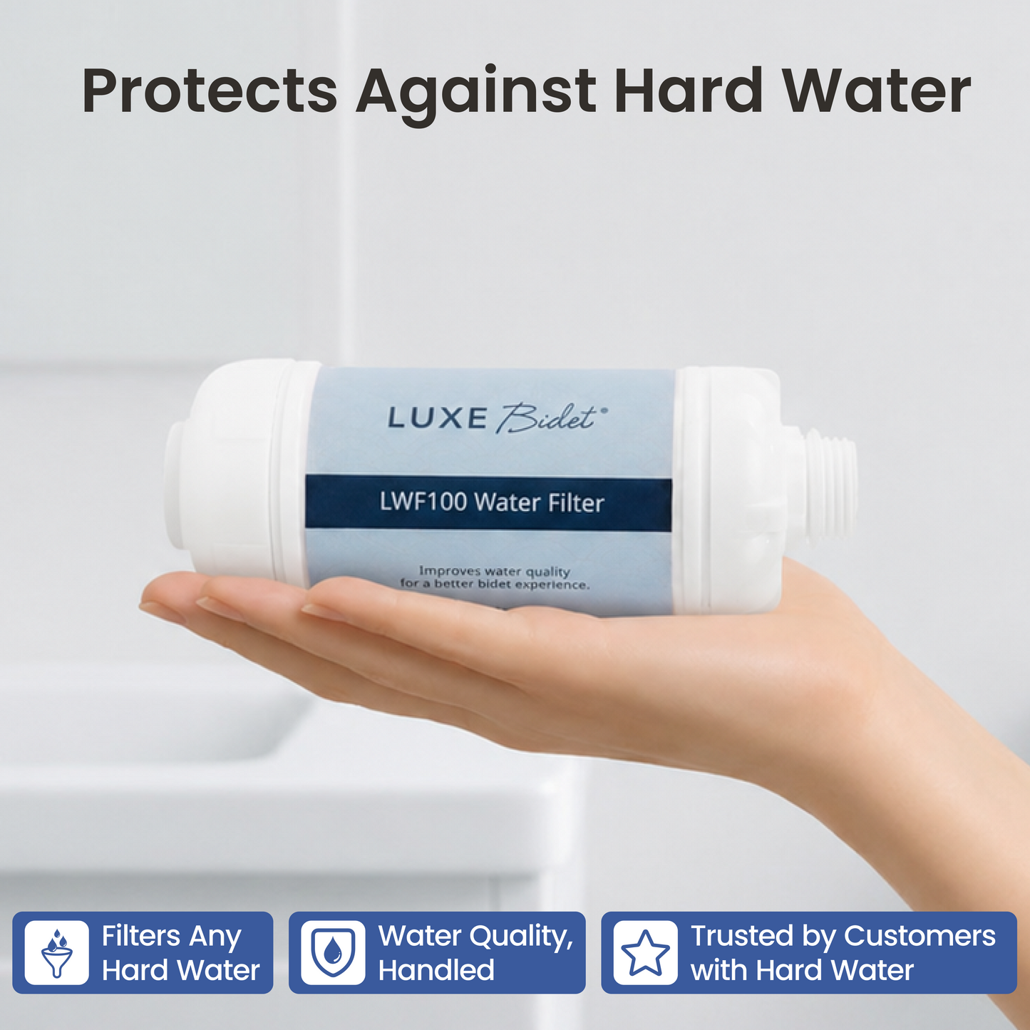 LUXE Bidet 4-in-1 Filtration Water Filter