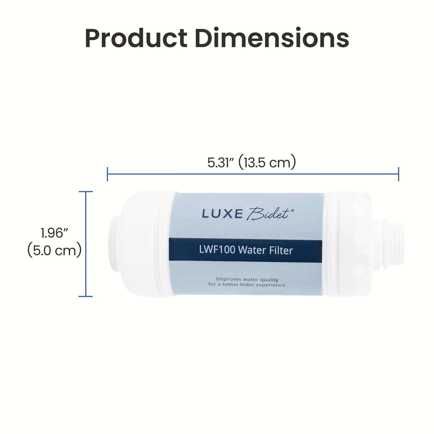 LUXE Bidet 4-in-1 Filtration Water Filter