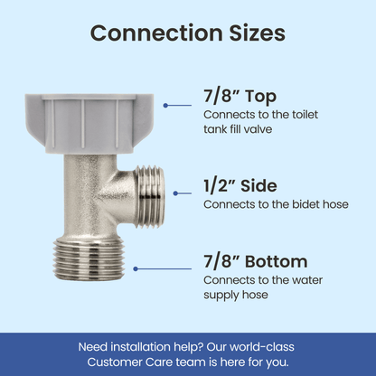 Cold Water T-Adapters