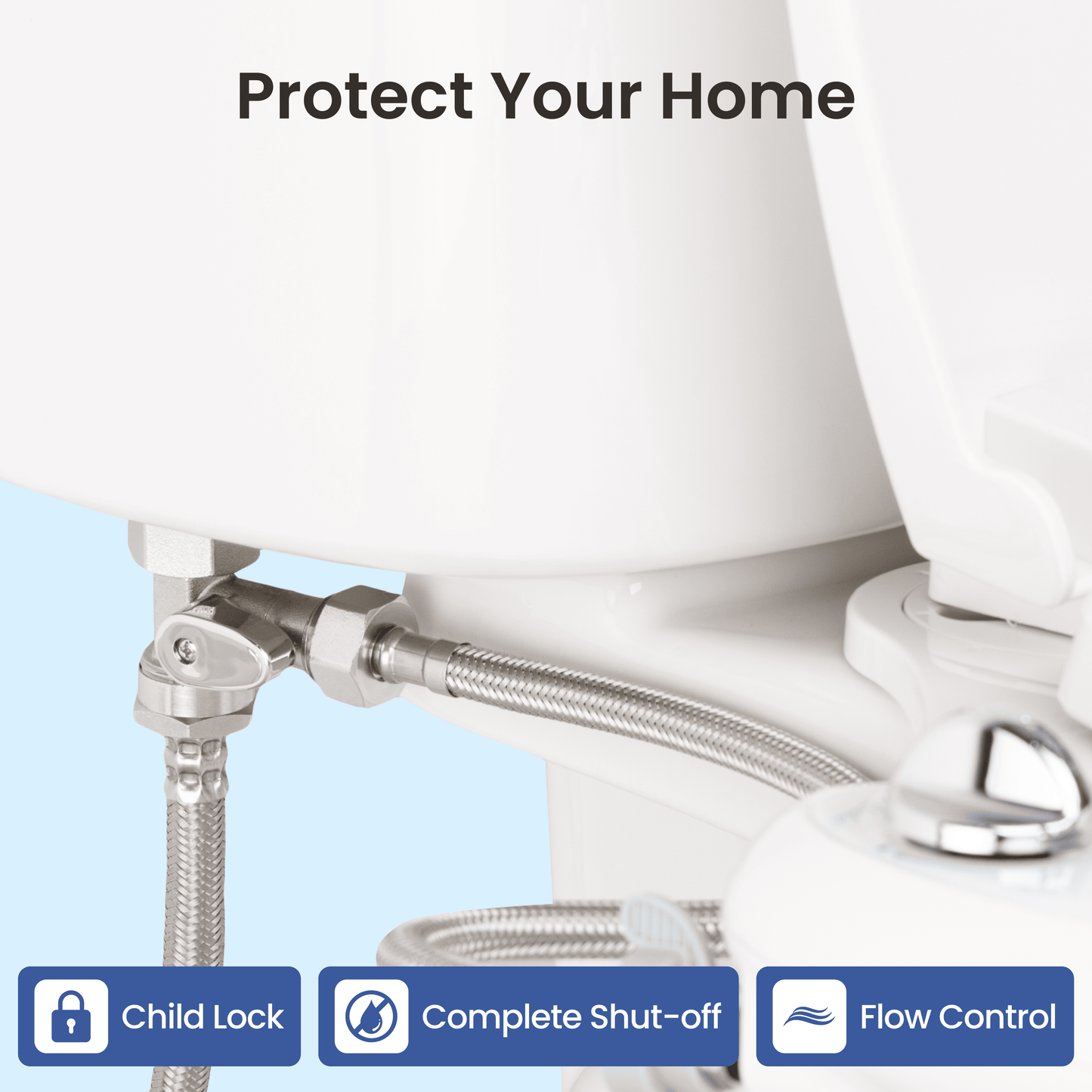 NEO Bidet: Shut-off T-Adapters