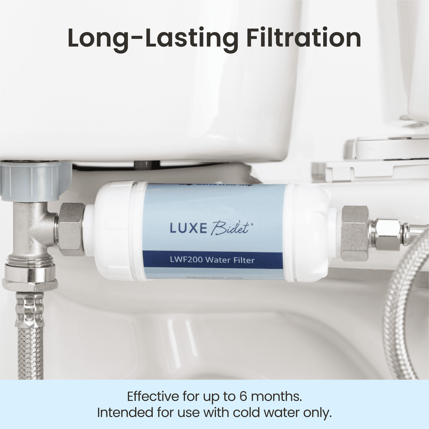 LUXE Bidet 4-in-1 Filtration Water Filter