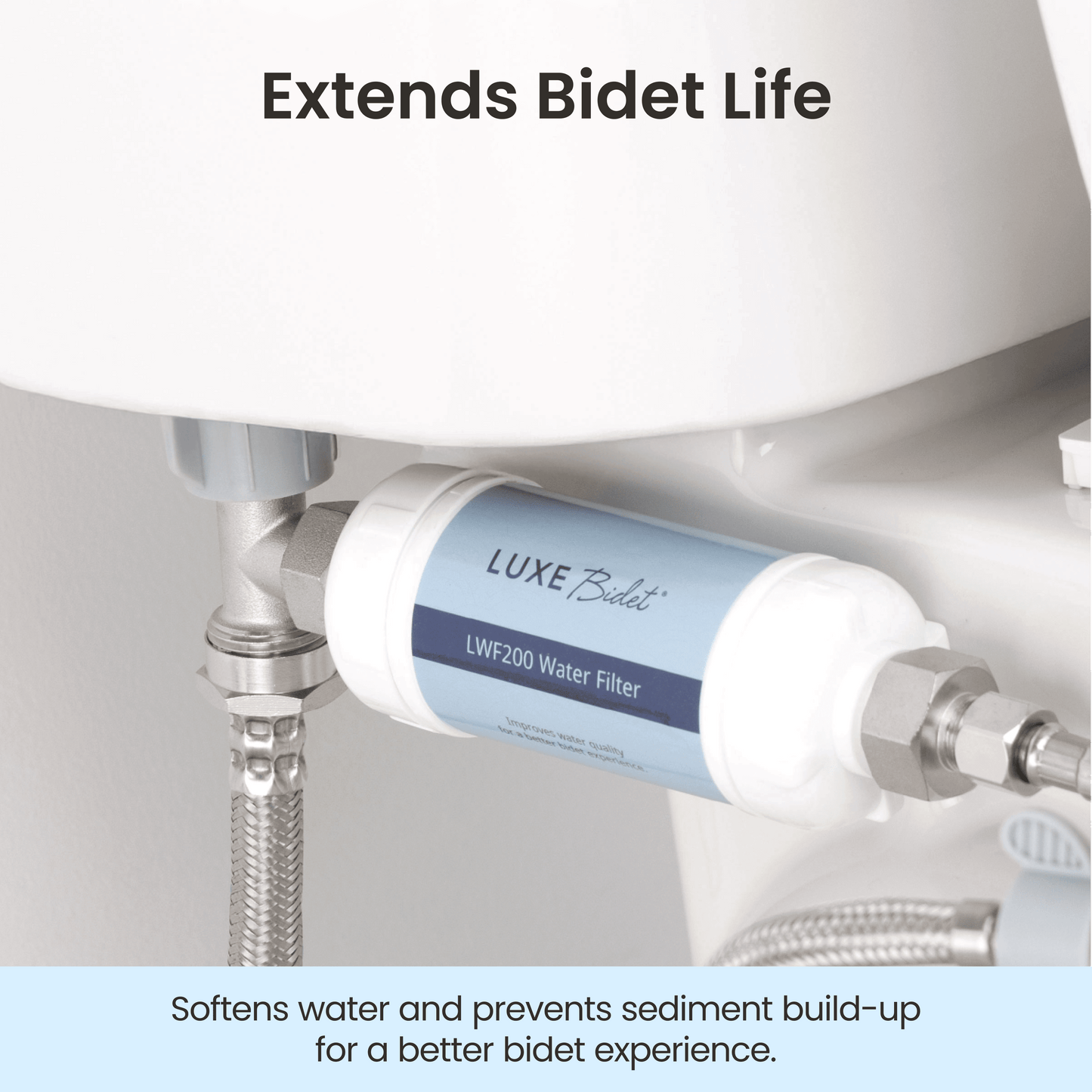 LUXE Bidet 4-in-1 Filtration Water Filter