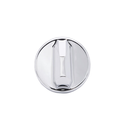 Neo Plus Series: Knobs & Levers - Chrome Knob, Top View, compatible with NEO Plus models: 120, 185, and 320