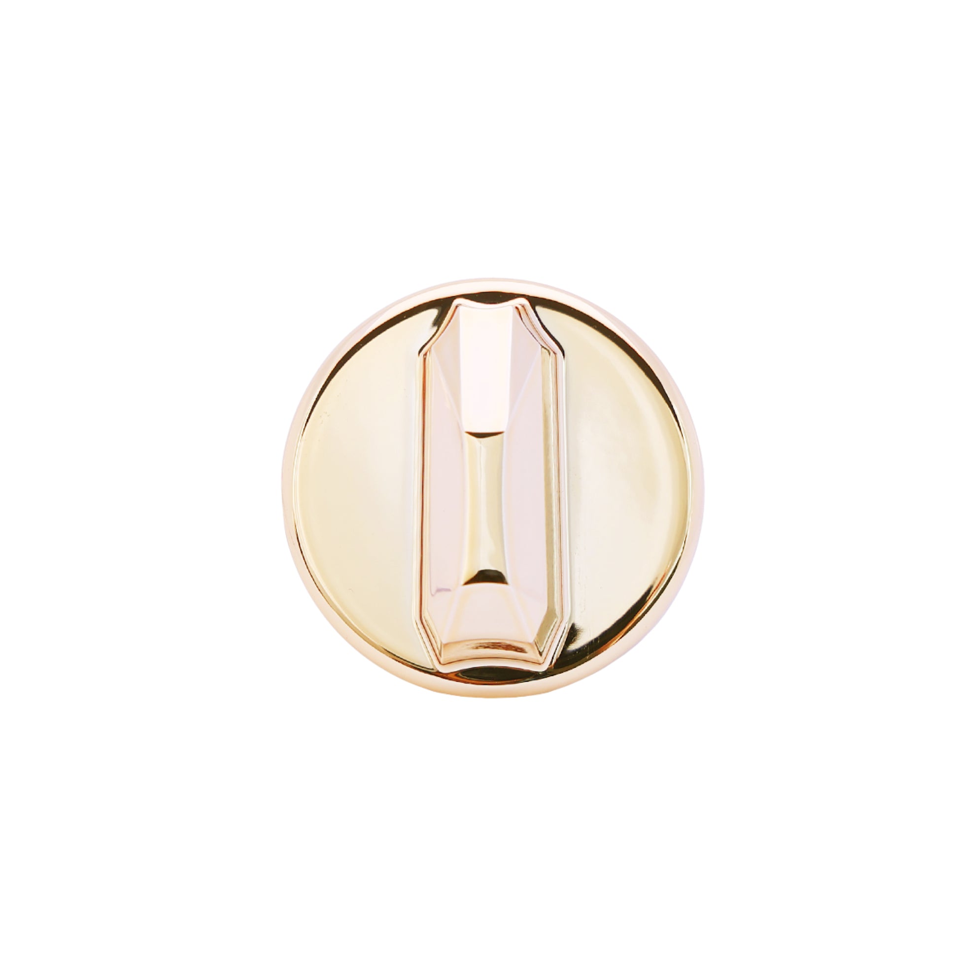 Neo Plus Series: Knobs & Levers - Gold Knob, Top View, compatible with NEO Plus models: 120, 185, and 320