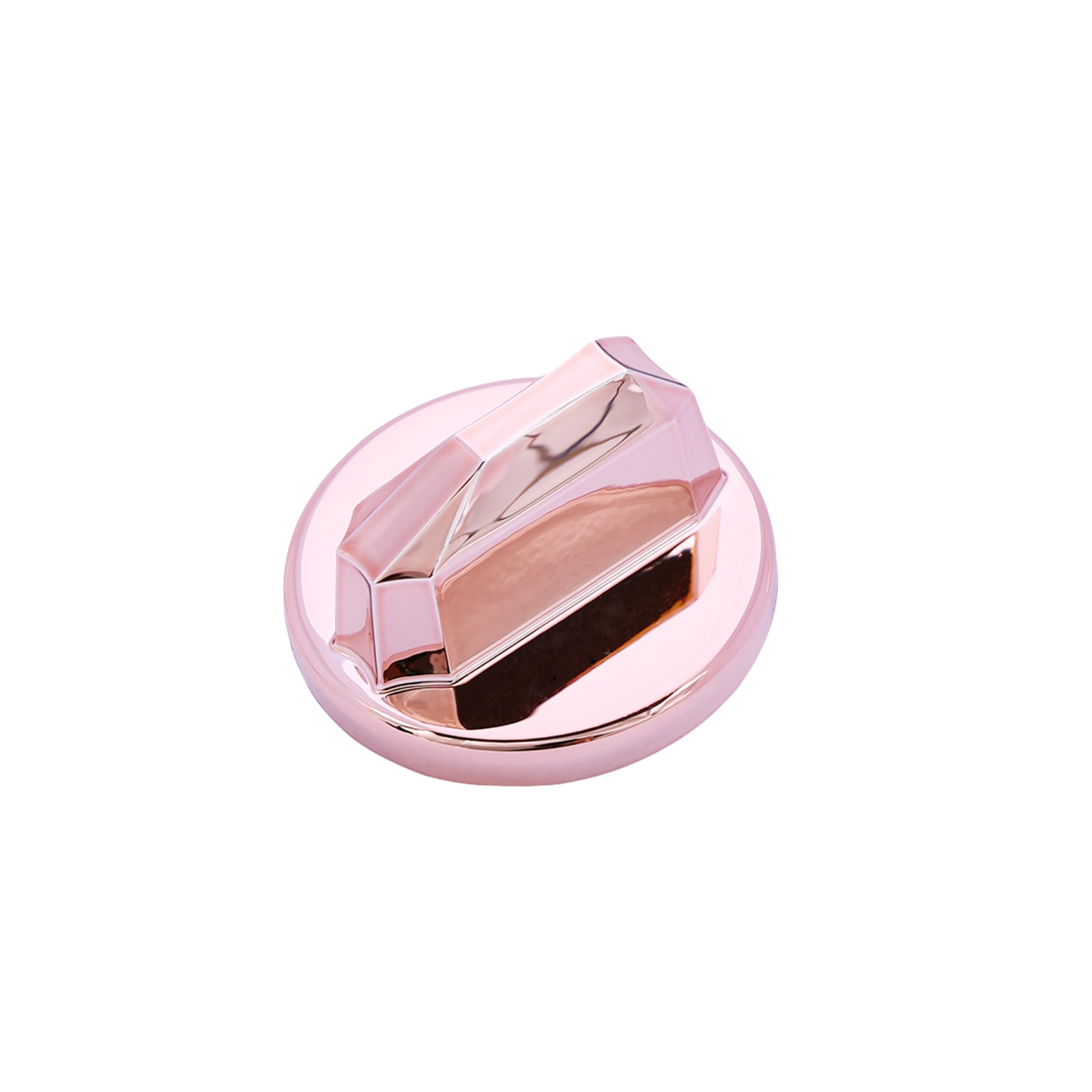 Neo Plus Series: Knobs & Levers - Rose Gold Knob, 3/4 View, compatible with NEO Plus models: 120, 185, and 320