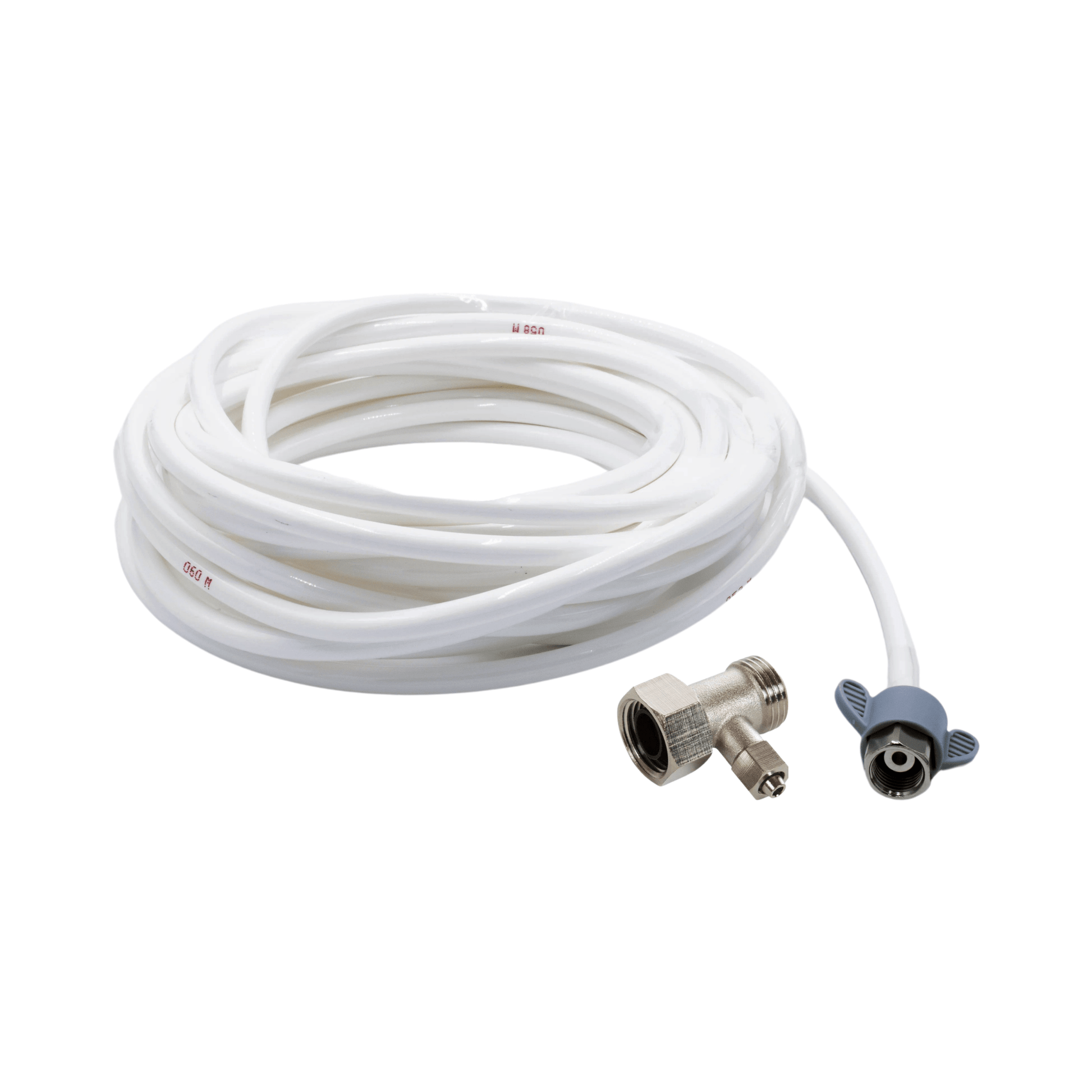 NEO Plus Accessory Kit: Alternative Installation for 1/2" Supply Valves - 32ft Plastic Bidet Hose with 1/2" Metal T-Adapter