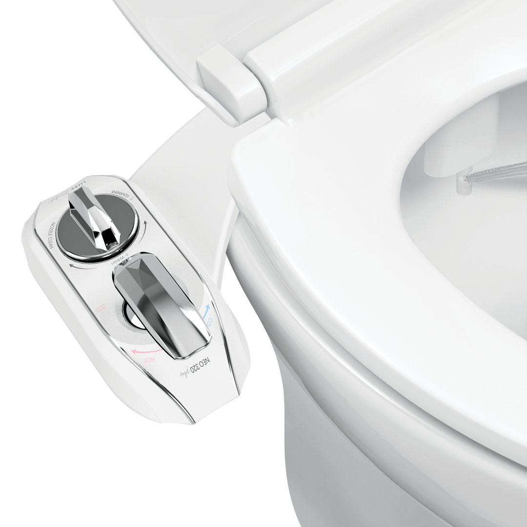 Bidet that attaches online to toilet