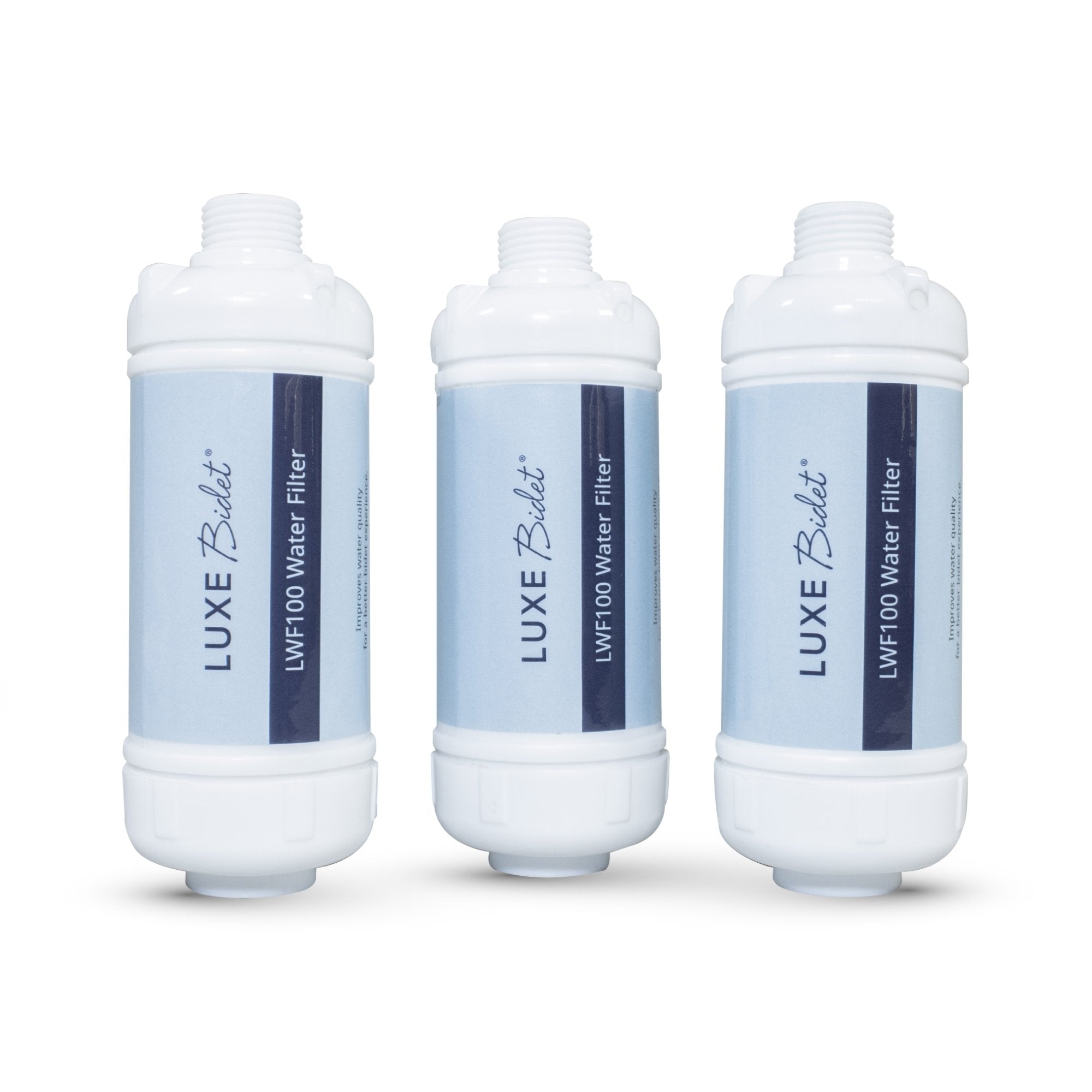 LUXE Bidet 4-in-1 Filtration Water Filter, 3-Pack