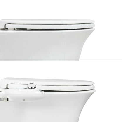 LUXE Comfort Fit Toilet Seat can be installed with and without a bidet for the perfect fit