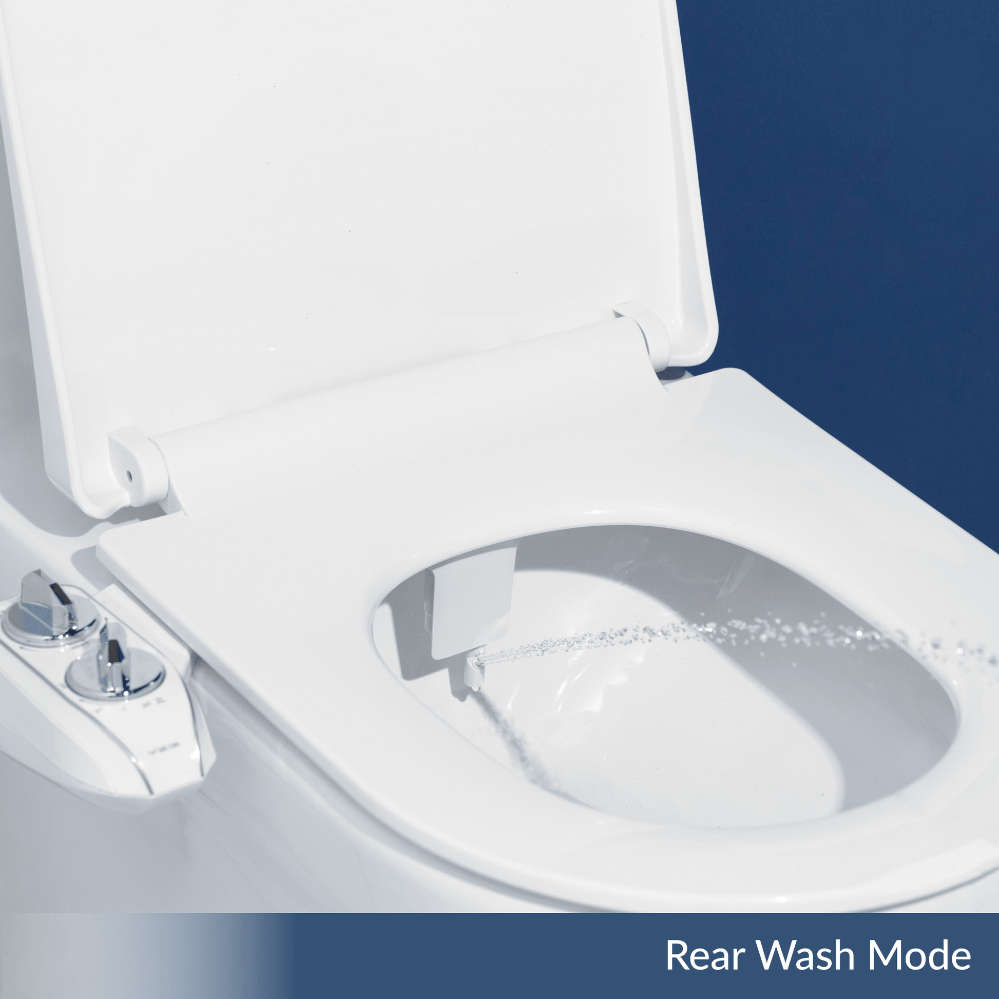 Use the Rear Wash Mode to activate a bidet spray from the rear wash nozzle