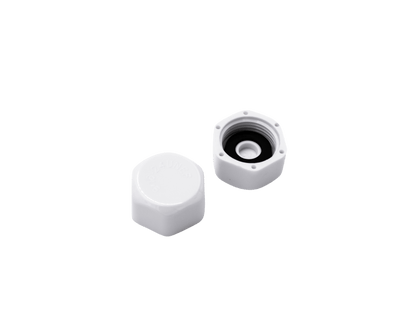 NEO Plus Series: Hot Water Cap - top and bottom view of hot water cap at angled perspective
