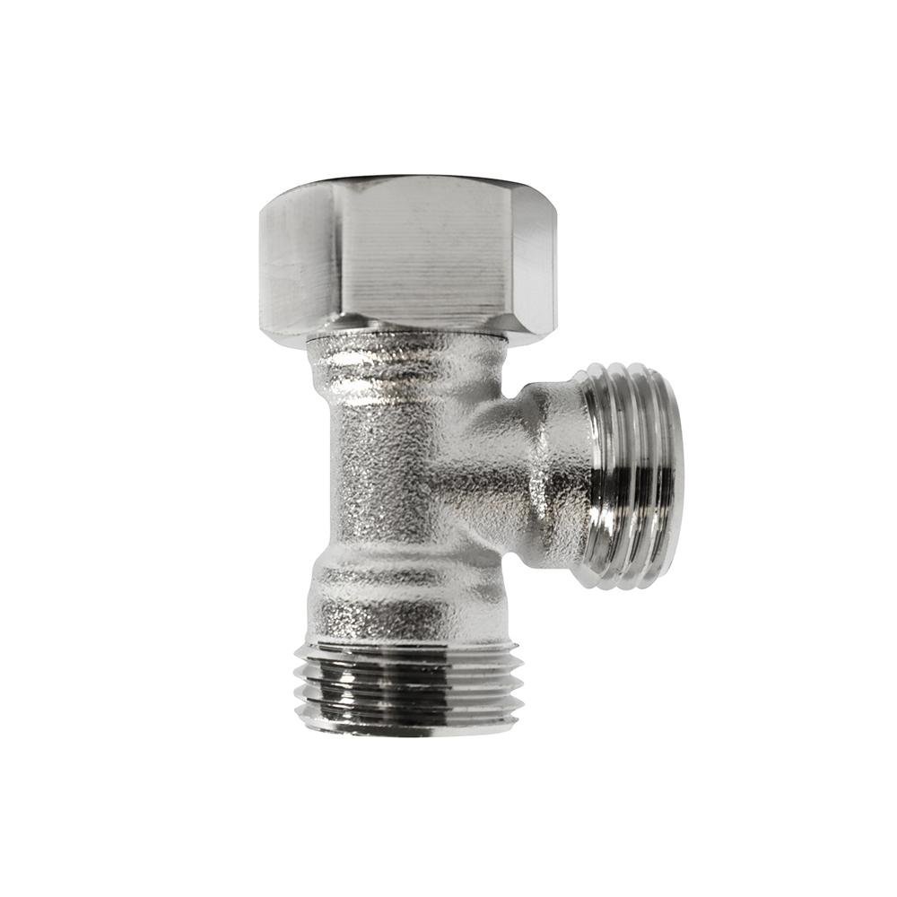 1/2" Cold Water Metal T-Adapter, side view