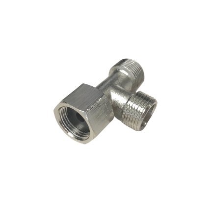 3/8" ALL Sides Metal T-Adapter, angled view