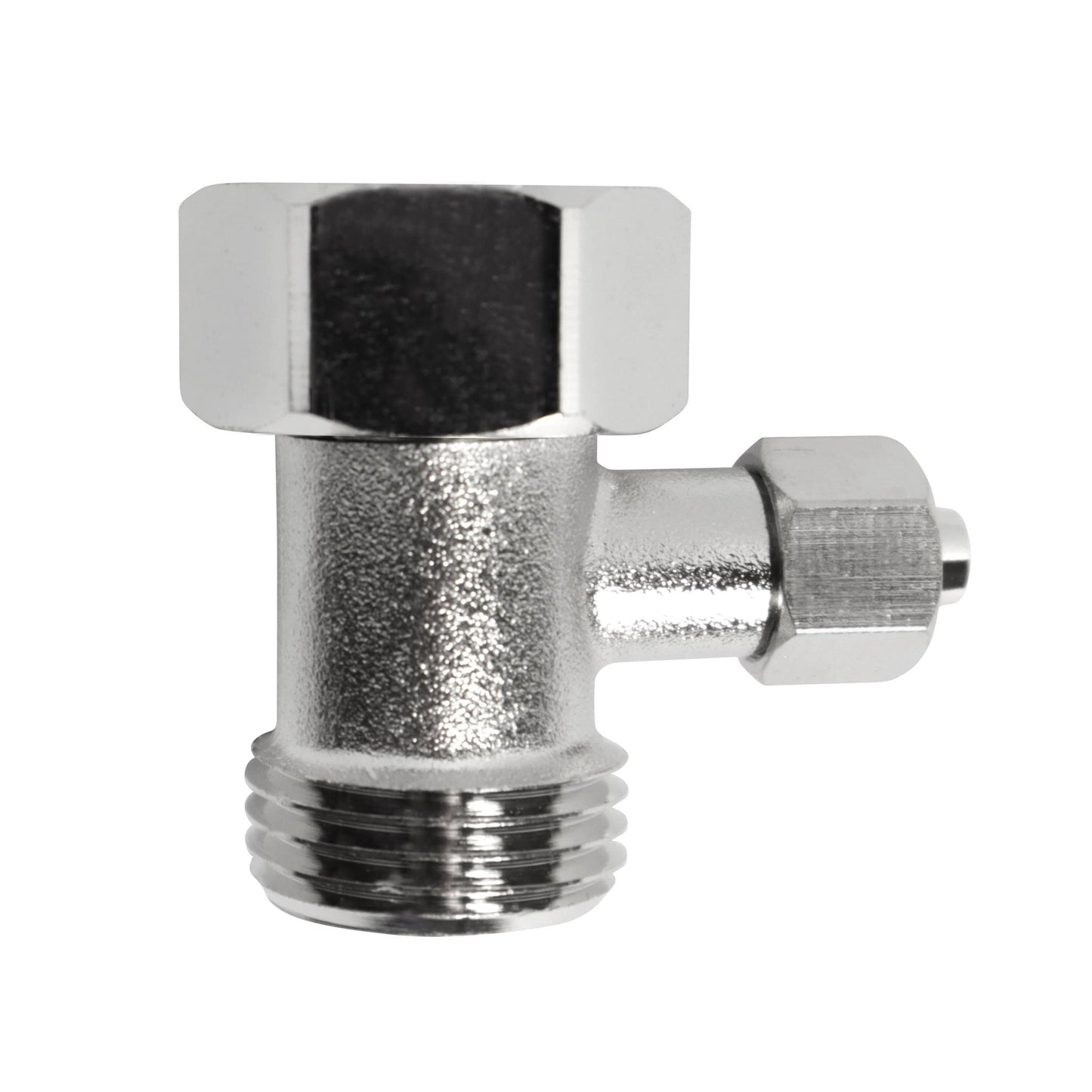 1/2" Hot Water Metal T-Adapter, side view