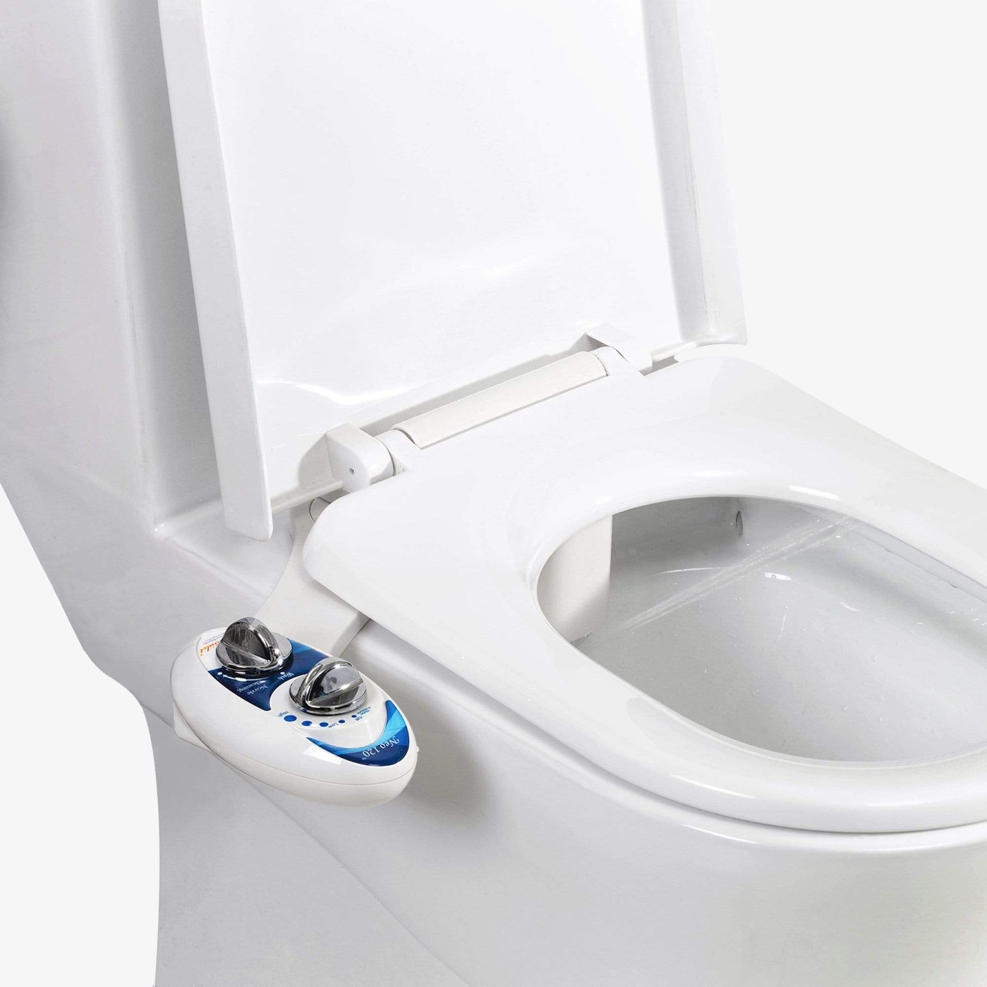 Luxe Bidet Neo 120 - Self Cleaning Nozzle Fresh Water Non-Electric